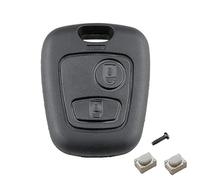 Coque de clé de voiture à 2 boutons de rechange pour Peugeot 107 207 407 206 306 406 806 pour Citroën N C1 C2 C3 C4 C5 (sans lame)