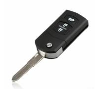 Coque de clé de voiture à 3 boutons de rechange pour 2, 3, 5, 6, 8, Rx8, Mx5, Cx7, Cx9, Mpv, lame non coupée