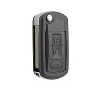 Coque de clé de voiture à rabat à 3 boutons pour Land Rover Discovery 3 Range Rover Sport Vouge LR3 avec lame HU101