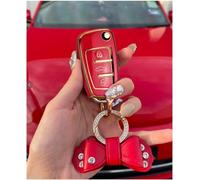 Coque De Clé De Voiture Compatible Avec Audi A1 S1 A3 S3 Rs3 A4 S4 Rs4 A6 S6 Rs6 Q2 Q3 Q7 Tt Tts R8 Rouge