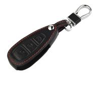 Coque de e voiture compatible avec les télécommandes à 3 boutons Fiesta Focus Mondeo Kuga en cuir synthétique pour une prise en main et une défense tactiles