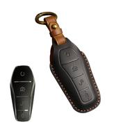 Coque de clé de voiture en cuir pour BYD Atto 3 - Protection complète avec design anti-chute et résistant à l'usure - Compatible avec télécommande intelligente sans clé uniquement