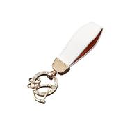 Coque De Clé De Voiture en TPU pour Peugeot 107 207 307 407 406 306 206 pour Citroën C1 C2 C3 C4 pour Berlingo pour Xsara pour Picasso(White Keychain)