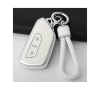 Coque De Clé De Voiture en TPU pour VW pour Golf 8 MK8 GTI GTD R ID.3 ID.4 2020 pour Cupra(White Set 1)