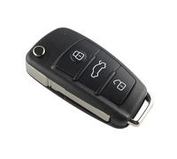 Coque De Clé De Voiture Pliable À 3 Boutons, Étui De Remplacement pour Q7 B7 Q3 A3 TT A2 A8 A6 A6L A4 S5 C5 C6 B6