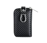 Coque de clé de Voiture Pochette zippée blindée RFID, étui Faraday pour clés de Voiture, boîte de Protection Contre Les signaux, Pochette pour Porte-clés Organiseur Porte-clés