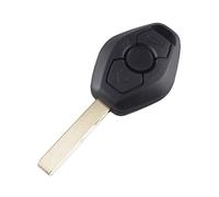 Coque de clé de Voiture pour BMW E38 E39 E46 EWS System pour 5 Series E46 E60 E83 E53 E36 E38 Cas2 System 3 Boutons Coque de clé télécommande de Voiture de Rechange avec Logo