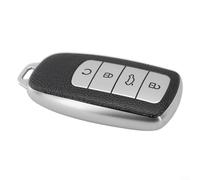 Coque de e voiture pour Chery pour Tiggo 8 Pro 8Plus fabriquée en cuir TPU souple pour maintenir la fonctionnalité de la origine (argenté)