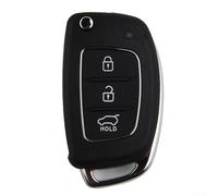 Coque de clé de voiture pour Hyundai Tucson Santa Fe pour Sonata i40 Accent i45 - La lame doit être coupée et programmée par un serrurier ou un concessionnaire
