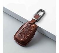 Coque de Clé de Voiture pour Skoda Kodiaq Kamiq Rapid Spaceback, Portable Voiture Clé Protection Étui Telécommande Clé Protecteur Accessoires,Einheitsgröße-D Brown