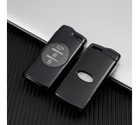 Coque de clé de voiture souple pour Chery Tiggo 8 5 7 Pro Protection porte-clés avec finition anti-traces de doigts (noir)