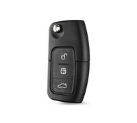 Coque De Clé De Voiture Vierge À 3 Boutons Pliable Et Non Coupée pour Ford pour Focus pour Fiesta C Et pour Max K