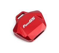Coque de clé en alliage d'aluminium Pour F700GS F800R F800GS F 700 800 GS Accessoires De Moto Universels Porte-clés Étui À Clés Coque De Protection(F800GS Red)