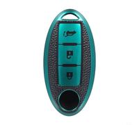 Coque de n cuir TPU pour Nissan Leaf Micra pour Qashqai et Versa avec prise en main naturelle, sans rétention d'empreintes digitales et ajustement exact (style 1, vert)