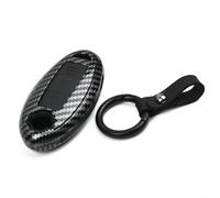 Coque de n silicone pour Nissan Qashqai Juke Leaf 370Z, coque ABS, avec coussinet en silicone, protection noire pour entrée à distance, pour les trajets quotidiens