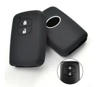 Coque de n silicone souple pour Toyota Rav4 Land Cruiser Prius Noir | pour télécommande durable pour protecteur de clés de voiture, étui en silicone imperméable pour voiture