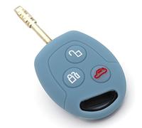 Coque de clé FF pour clé 3 boutons Auto Silicone Cover de Finest Folia Gris cendre