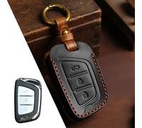 Coque de clé intelligente de voiture - Accessoires pour télécommande sans clé - Pour Chery EQ1 Little Ant New Energy QQ Ice Cream (Noir)