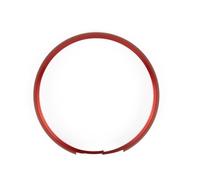 Coque de clé intelligente en finition chromée pour Mini Cooper R55 R56 R57 R58 R60, look tendance (rouge)
