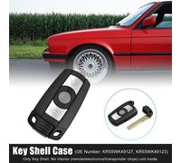 Coque de clé KR55WK49127 KR55WK49123 3 Bouton Plip Télécommande avec Lame Boîte Remplacement pour BMW Série 1 3 5 6 7