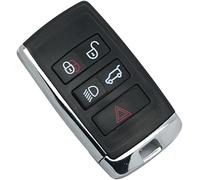 Coque De Clé Modifiée Compatible Avec Land Rover Range Rover Evoque Sport Velar Jaguar 5 Boutons Entrée Sans Clé Smart Remote Fob Ss702