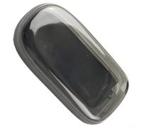 Coque de clé noire transparente pour Grand Cherokee 2014-2021, chargeur, Chrysler 300 - Coque de protection pour clé de voiture à bouton-poussoir