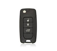 Coque De Clé Pliable De Remplacement 3 Boutons pour Jeep pour Renegade 2015 2016 2017 2018