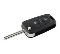 Coque de clé plip plip 3 boutons avec lame vierge - Compatible avec Hyundai I20, I30, X35, IX20, Veloster & Kia Ceed, Ceed Pro, Picanto