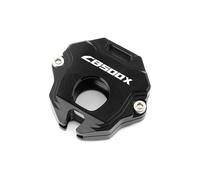 Coque de Clé Pour CB500X NX500 2013-2025 Moto Étui Clé Coque Porte-clés Chaîne(A Black)