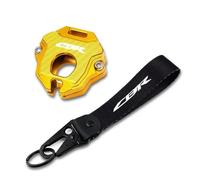 Coque de Clé Pour CB650R 500X 500F 1100 CBR650R 1000RR 600RR Étui Clé De Moto, Coque, Porte-clés, Chaîne(CBR Combo-Gold)