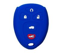 Coque de clé pour Chevrolet GMC Hummer : 5 boutons pour Chevrolet Traverse Malibu Impala Limited Monte Carlo GMC Acadia Limited Denali Savana NAV Yukon XL Hummer Pontiac G5 G6 Grand Prix Bleu