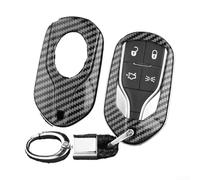 Coque de clé pour Maserati pour Ghibli & Levante - Protection en plastique ABS - Aspect fibre de carbone