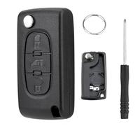Coque de Clé pour Peugeot Expert/Partner Remplacement Boitier Complet,Télécommande pour Citroe-n Berlingo Dispatch Jumpy Van Toyota ProAce,Coque Clé Kit - 3 Boutons (0536+VA2)