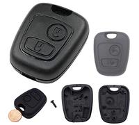 Coque de clé télécommande 2 boutons Peugeot 106 107 206 207 208 407 806 Citroën C1 C2 C3 C4 C5 Xsara Picasso Saxo Saxo Toyota Aygo Coque Clés Auto Remplacement sans électronique et transpondeur