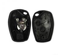 Coque de clé télécommande 2 boutons pour Clio 3, Twingo et Kangoo 2 modèles - Noir