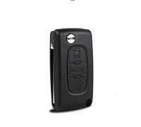 Coque de clé télécommande 3 boutons compatible avec Citroën Peugeot Fiat Scudo Ulysse réparation remplacement lame vierge image coffre support batterie CE536