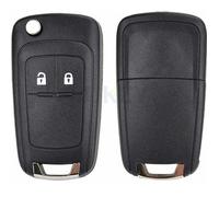 Coque de clé télécommande à 2 bouton Pour Opel-Vauxhall Mokka Adam Astra J Zafira C Corsa D E Insignia Cascada Meriva Karl VIVA