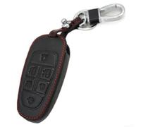 Coque de clé télécommande à 6 boutons en cuir pour Hyundai Sonata Nexo 2020 2021 pour protection et manipulation OEM