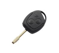 Coque de Clé Télécommande Compatible avec Ford Focus, Mondeo, Fiesta, Galaxy, C-Max, S-Max, Kuga, Ka - 3 Boutons (Format FO21)
