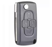 Coque de Clé Télécommande Compatible avec Lancia Phedra, Citroën C4, C5, C8, Picasso, Peugeot 1007, 807-4 Boutons CE0536
