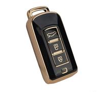Coque de clé télécommande en TPU pour Mitsubishi pour Outlander Xpander Lancer Cross avec flexibilité équilibrée et soutien structurel (noir)