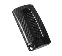 Coque de clé télécommande intelligente en fibre de carbone véritable, compatible avec Nissan/370Z/Maxima G25 G37 M35 Q70/QX70/QX80 GTR(Black)
