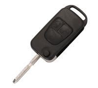 Coque de clé télécommande pliable à 1/2/3/4 boutons pour Mercedes Benz B200 A160 W124 W202 W210 HU39 HU64~3373