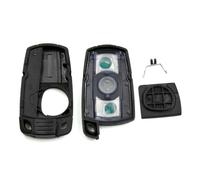 Coque de clé X AUTOHAUX KR55WK49127 KR55WK49123 3-Bouton Plip Télécommande avec Lame Boîte pour BMW Série 1 3 5 6 7 E90 E92 E93