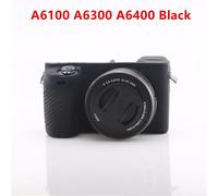 Coque de corps d'appareil photo blindé en Silicone souple,étui en caoutchouc pour Sony Alpha A6700 A6500 A6400 A6300 A6100 A6000 - Type A6300 6400 Black
