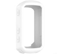 Coque de GPS de vélo pour Garmin Edge 850 550 - Coque en silicone anti-rayures - Ajustement flexible - Rouge (blanc)