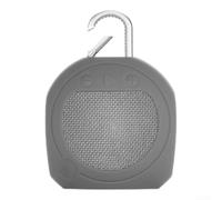 Coque de haut-parleur en silicone pour JBL Clip3, légère et résistante aux chocs pour les aventures quotidiennes (gris moyen)