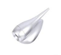 Coque de haut-parleur triple portable en ABS conçue pour l'intégration des pilotes à 25 cœurs et l'amélioration des performances du tweeter (argenté)