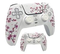 Coque de manette PS5 rose Sakura avec pavé tactile pour manette DualSense, remplacement pour BDM-010 à BDM-060 Package 2