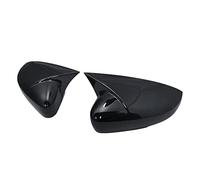 Coque de Miroir latérale de Porte 2 Pièces pour VW pour Polo MK5 6C avec Indicateur ABS Côté Rétroviseur Couverture Remplacement Capuchons Coque Garniture Noir Rearview Mirror Cover Cap (Color : Brig